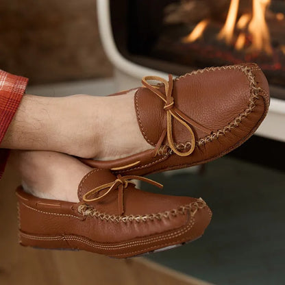 Men's Sheepskin Moose Slipper