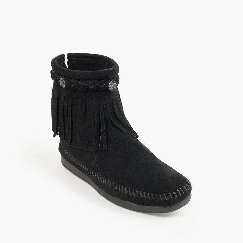 Women's High Top Back Zip Boot