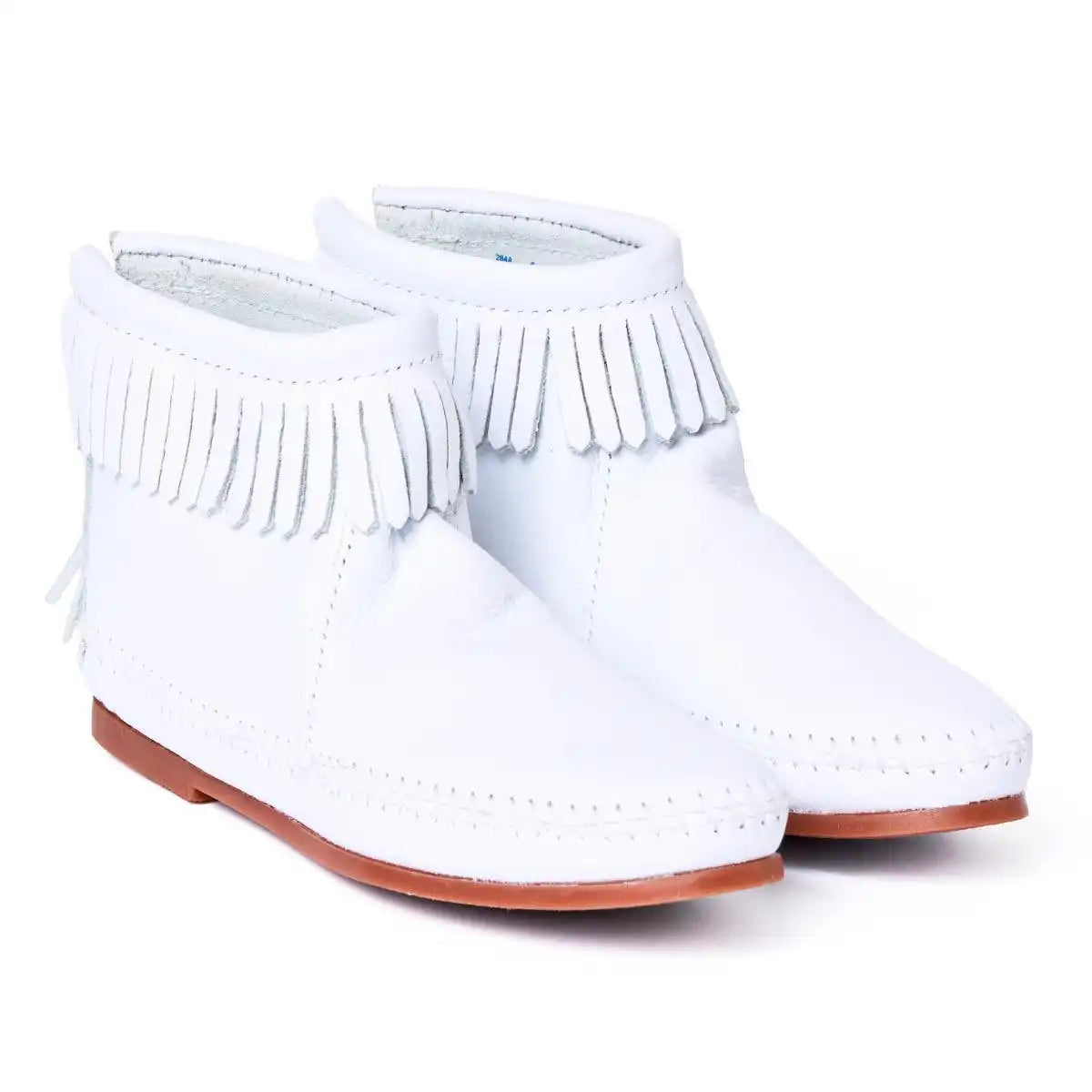 Women's Leather Back Zip Hardsole Boot