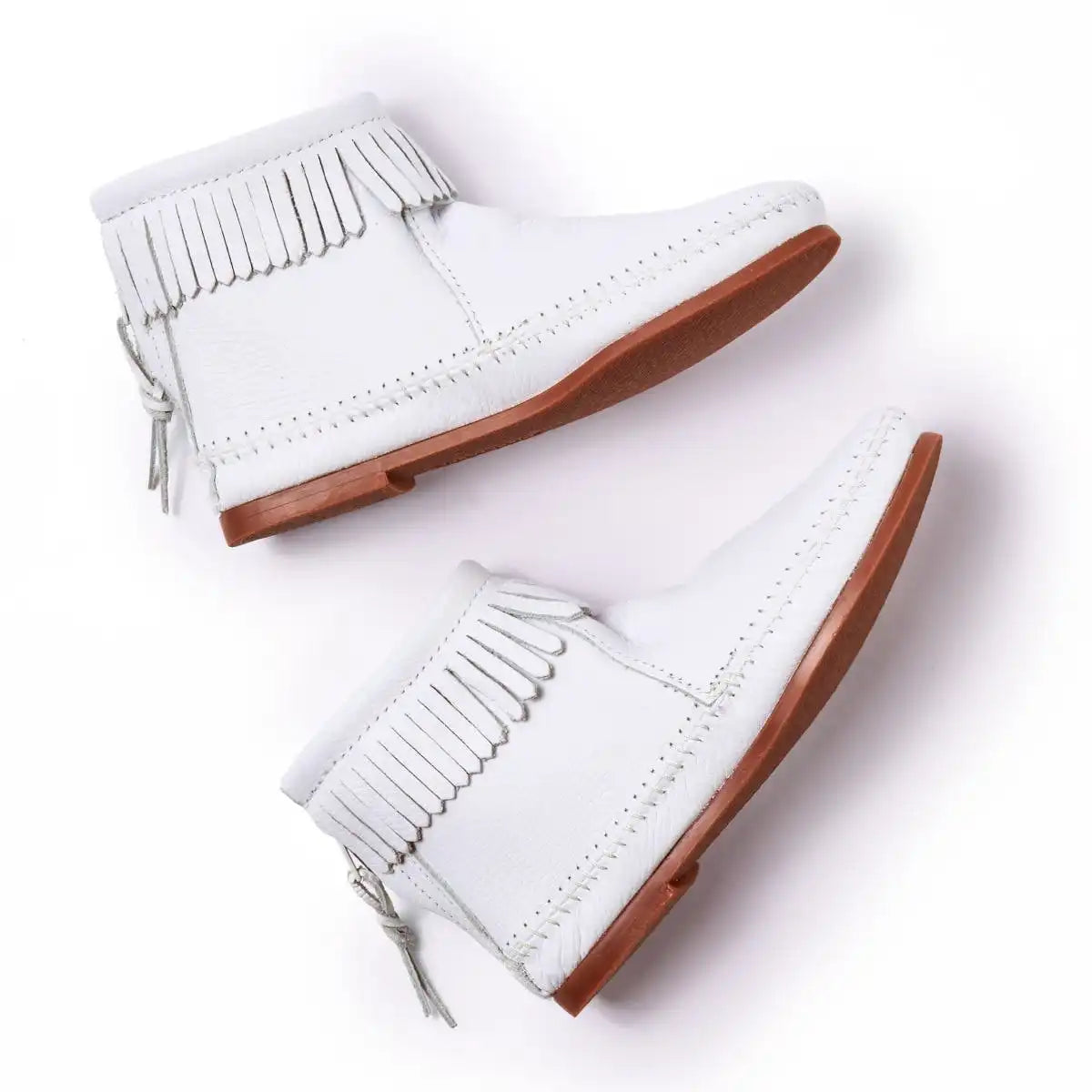 Women's Leather Back Zip Hardsole Boot