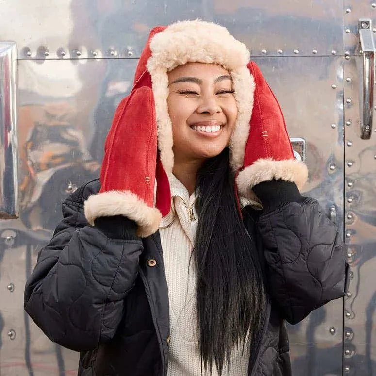 Sheepskin Bomber Hat